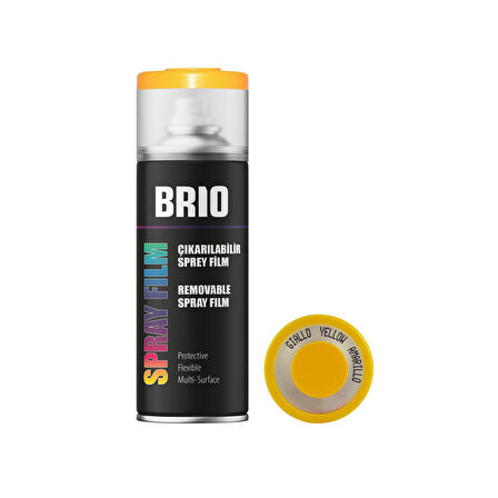 Brio Sprey Boya Çıkarılabilir Opak Sarı 400 Ml