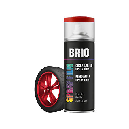 Brio Sprey Boya Çıkarılabilir Opak Kırmızı 400 Ml