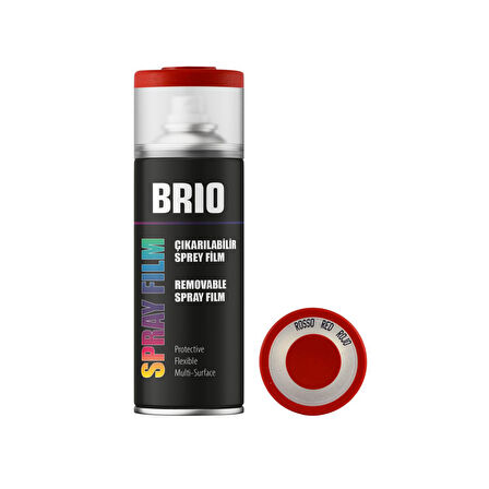 Brio Sprey Boya Çıkarılabilir Opak Kırmızı 400 Ml