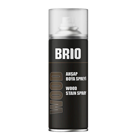 Brio Ahşap Boya Spreyi Koyu Kahverengi 400 Ml