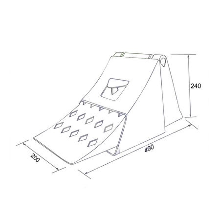 Plastik Lastik Takozu 50X20