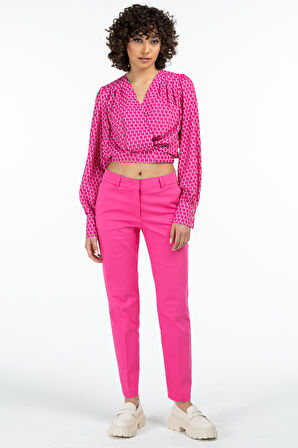 Dar Paça Pantolon-Pembe | 40