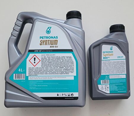 Petronas Syntium 800 EU 10W-40 Motor Yağı (4+1) 5 Litre (Üretim Yılı - 2024)