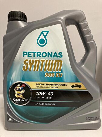 Petronas Syntium 800 EU 10W-40 Motor Yağı 4 Litre ( Üretim Yılı - 2024)