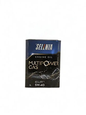 Selenia Multipower Gas 5W 40 Motor Yağı Lpg'li Araçlara Özel