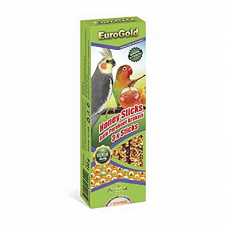 Eurogold Ballı Paraket Krakeri 3 Lü 100 Gr