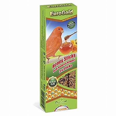 EuroGold Kanarya Ballı Kraker Üçlü 100 gr