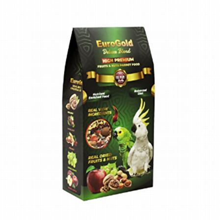 Eurogold Delu x e Blend Meyveli 650 Gr Papağan Yemi 