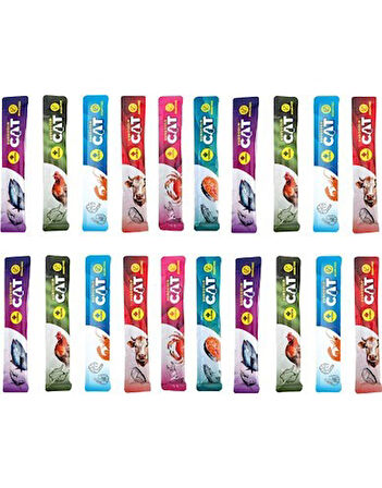 EuroGold Cat Karışık Sıvı Kedi Ödülü Creamy 20 adet x 15 gr