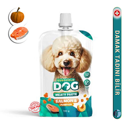 - Köpekler için Pasta Ödül Maması - 100gr Somon / Bal Kabağı