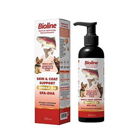 Bioline Cat-Dog Salmon Oil 250 ml