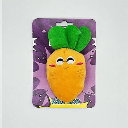 Peluş Havuç Kedi Oyuncağı