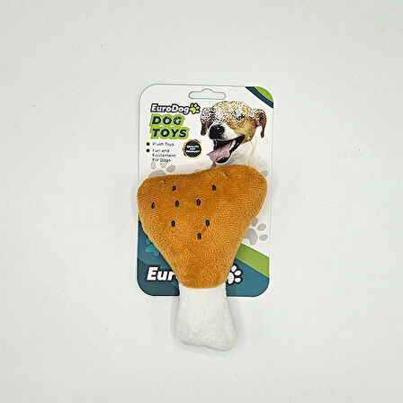 EuroDog Peluş Etli But Köpek Oyuncağı 14x10 Cm