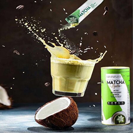 Matcha Premium Japanese Matcha Latte Form Çayı Maça Çayı 20 x 7GR