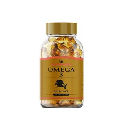 Phytopharma Omega 3 Balık Yağı Phytopharma 200 Adet Softjel 8681144600114
