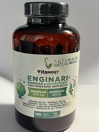 ENGİNAR PLUS 120 SOFT JEL KAPSÜL 1800 MG