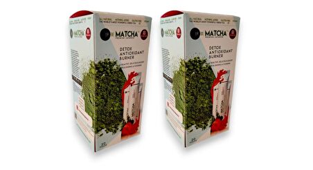 2 KUTU MATCHA DETOX ÇAYI ORJİNAL YENİ PAKET