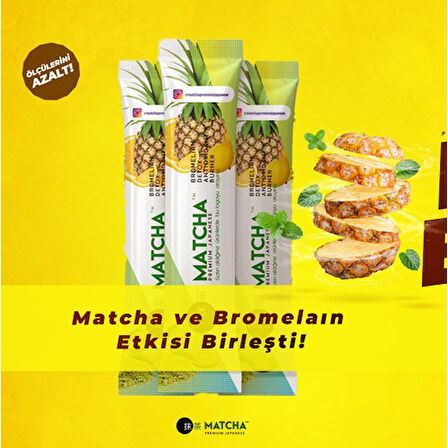Matcha Çayı Orjinal Hologramlı Bromelain