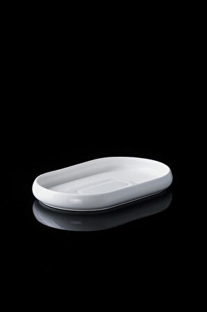 Acar Bianco Perla 3 Adet Porselen Oval Kayık Tabak - 20 cm SCT-21-0229