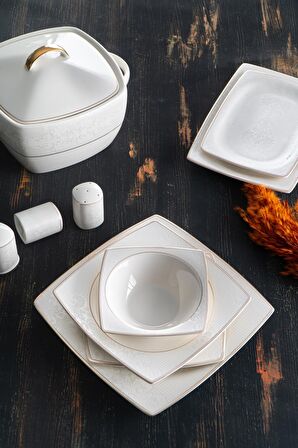 Acar Majolica 60 Parça 12 Kişilik Yemek Takımı