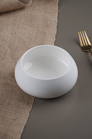 Acar Bianco Perla 6 Adet Porselen Yuvarlak Kase- 14 cm SCT-21-0216