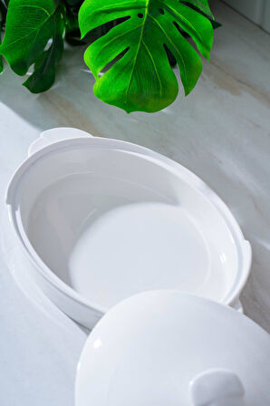 Pure Carmen Oval Kapaklı Sunum Tabak - 33 cm