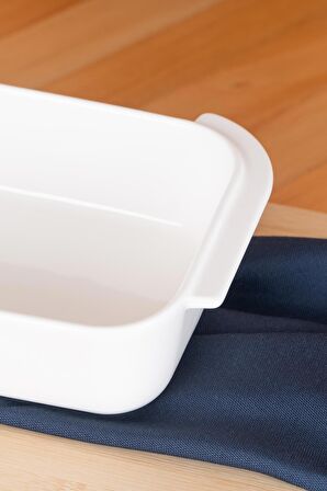 Acar Bianco Perla Dikdörtgen Fırın Kabı - 30 cm