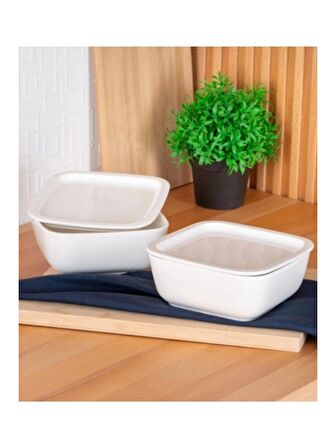 Acar SCT5430 Bianco Kapaklı Fırın Kabı 14 Cm