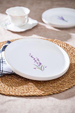 Acar Soft Royal Porselen Yuvarlak Tabak - 20 cm