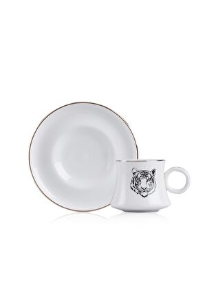 Acar Tiger 6 Kişilik Kahve Fincanı Takımı - 90 ml
