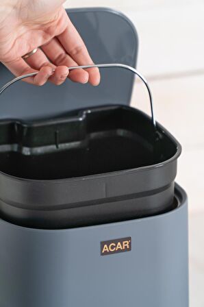 Acar Astoria 5 Parça Banyo Seti - Gri