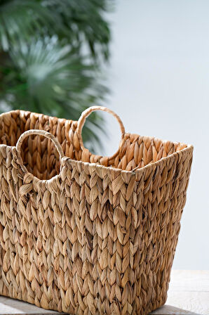 Acar Wicker Hasır Sepet - 38 cm