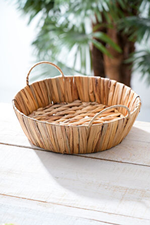 Acar Wicker Hasır Ekmek Sepeti - 27 cm