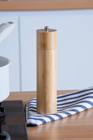 Acar Bambu Yuvarlak Değirmen - 20 cm