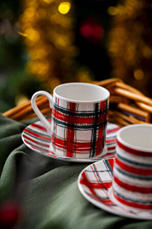Santa 2 Kişilik Kahve Fincanı Takımı - 90 ml