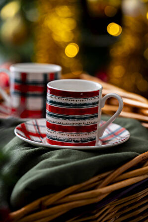 Santa 2 Kişilik Kahve Fincanı Takımı - 90 ml
