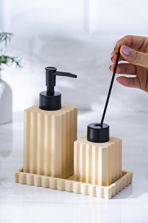 Vega Bej 3 Parça Banyo Seti