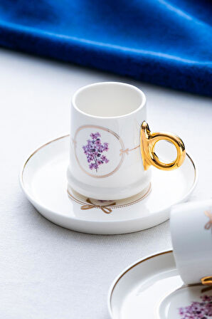 Wild Rose 2 Kişilik Kahve Fincanı Takımı - 90 ml