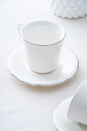 Regina 6 Kişilik Silver Çay Fincanı Takımı - 210 ml