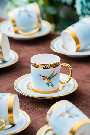 Starling 6 Kişilik Kahve Fincanı Takımı - 90 ml