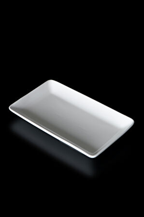 Bianco Perla Porselen Dikdörtgen Sunum Tabak - 26.5 cm