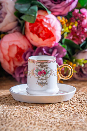 Lenora 6 Kişilik Kahve Fincanı Takımı - 90 ml