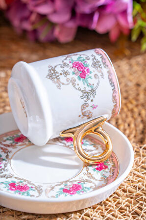 Lenora 6 Kişilik Kahve Fincanı Takımı - 90 ml