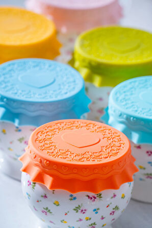 Acar Enjoy Silikon Kapaklı 6'lı Kavanoz Seti