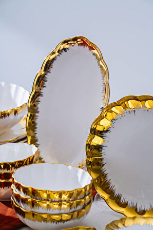 Marlene Gold 6 Kişilik 37 Parça Kahvaltı Takımı 