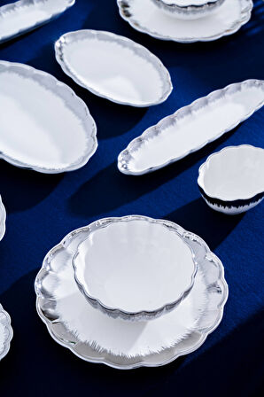 Marlene Silver 6 Kişilik 37 Parça Kahvaltı Takımı 