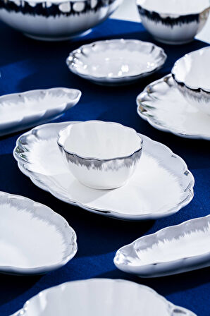 Marlene Silver 6 Kişilik 37 Parça Kahvaltı Takımı 