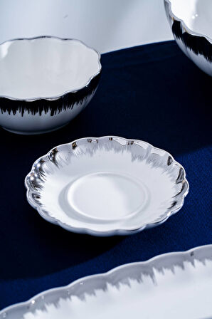 Marlene Silver 6 Kişilik 37 Parça Kahvaltı Takımı 