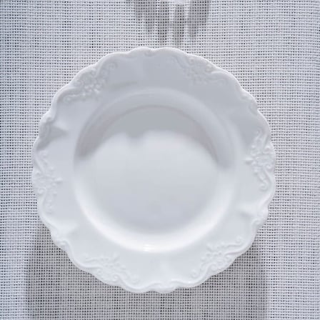 Acar King Tatlı Tabağı - Kırık Beyaz - 15 cm