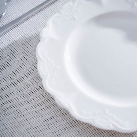 Acar King Tatlı Tabağı - Kırık Beyaz - 15 cm